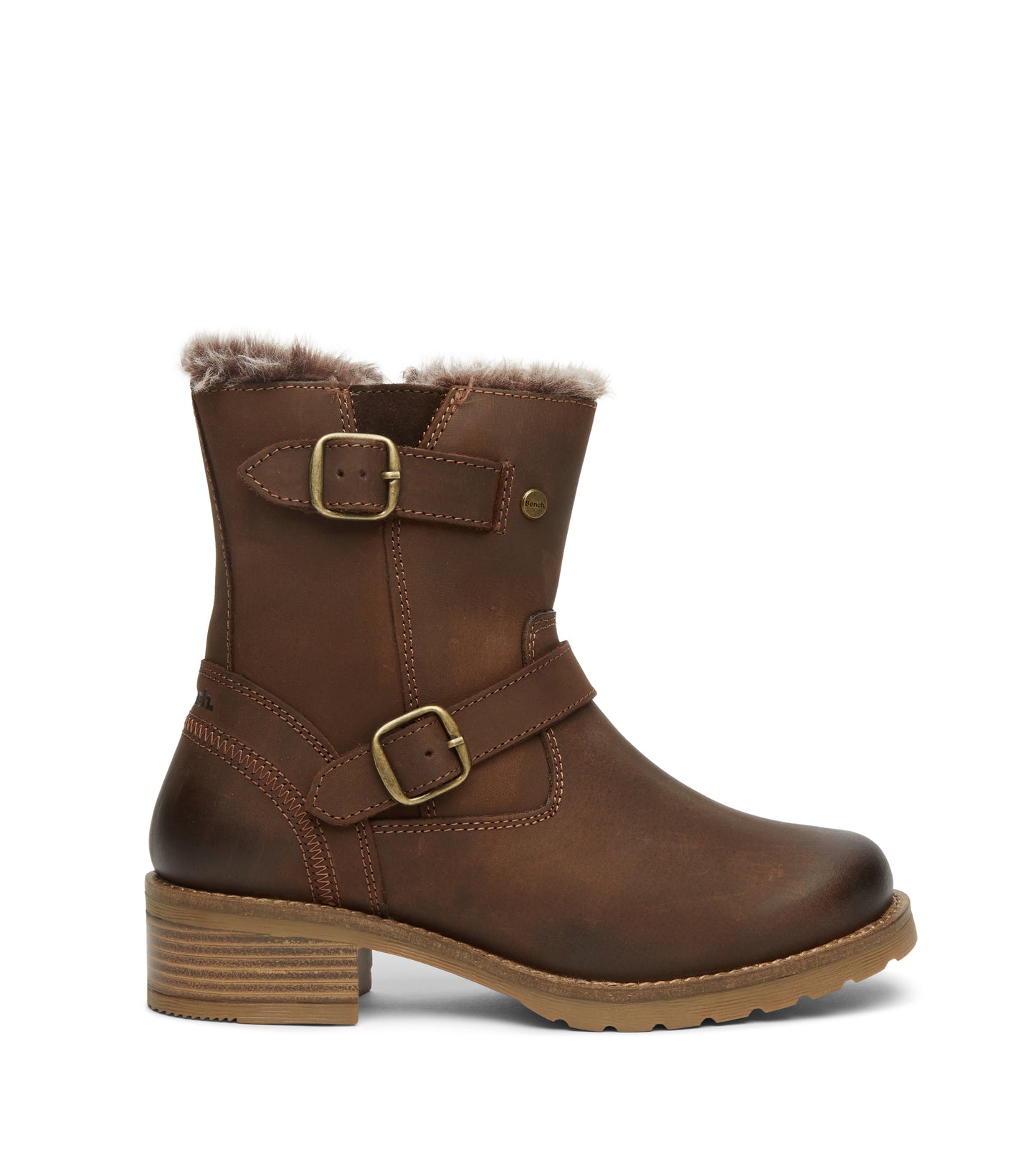 'Warley' Leather Mid Calf Boot